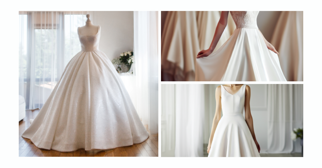 Elegant A-Line wedding dress