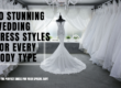 Variety of stunning wedding dress styles