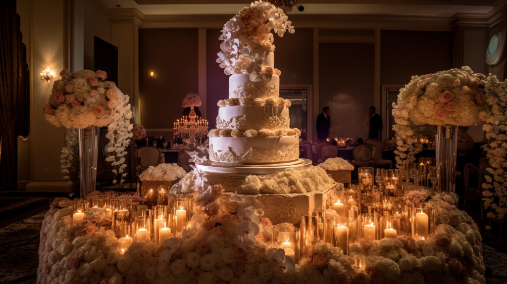 grand cake for wedding