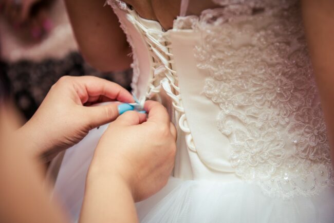 How Do I Alter a Wedding Dress That's Too Small?