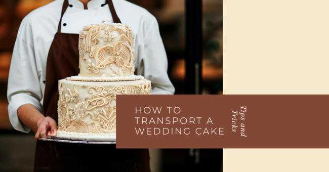 how to transport a wedding cake