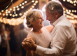 Couple dancing to parent wedding song