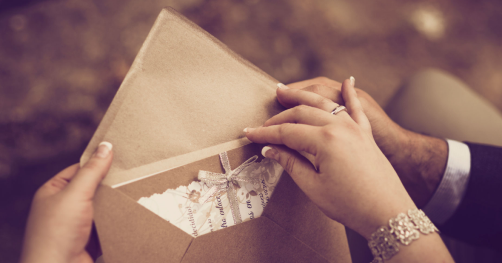 Examples of a Letter to the Bride on Her Wedding Day: Unveiling