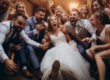 bride tossing garter