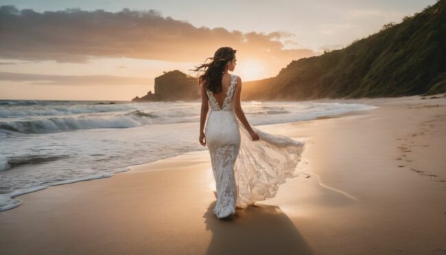 What Type Of Wedding Dress Is Best For A Beach Wedding?