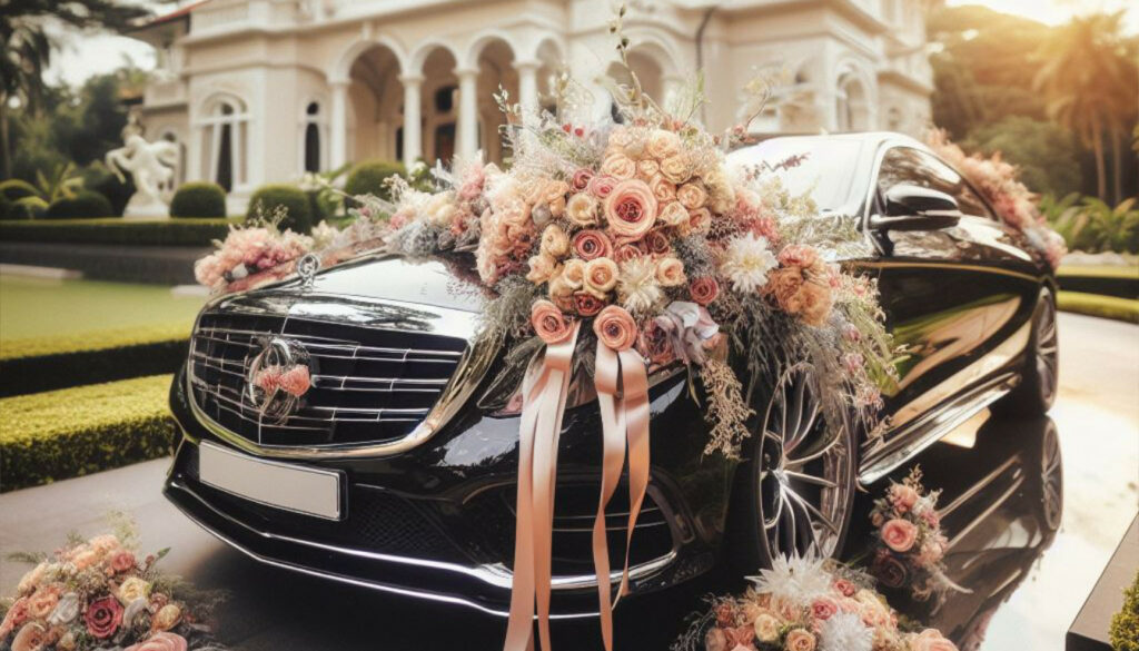 Stylish Decorations for Your Wedding Getaway Car