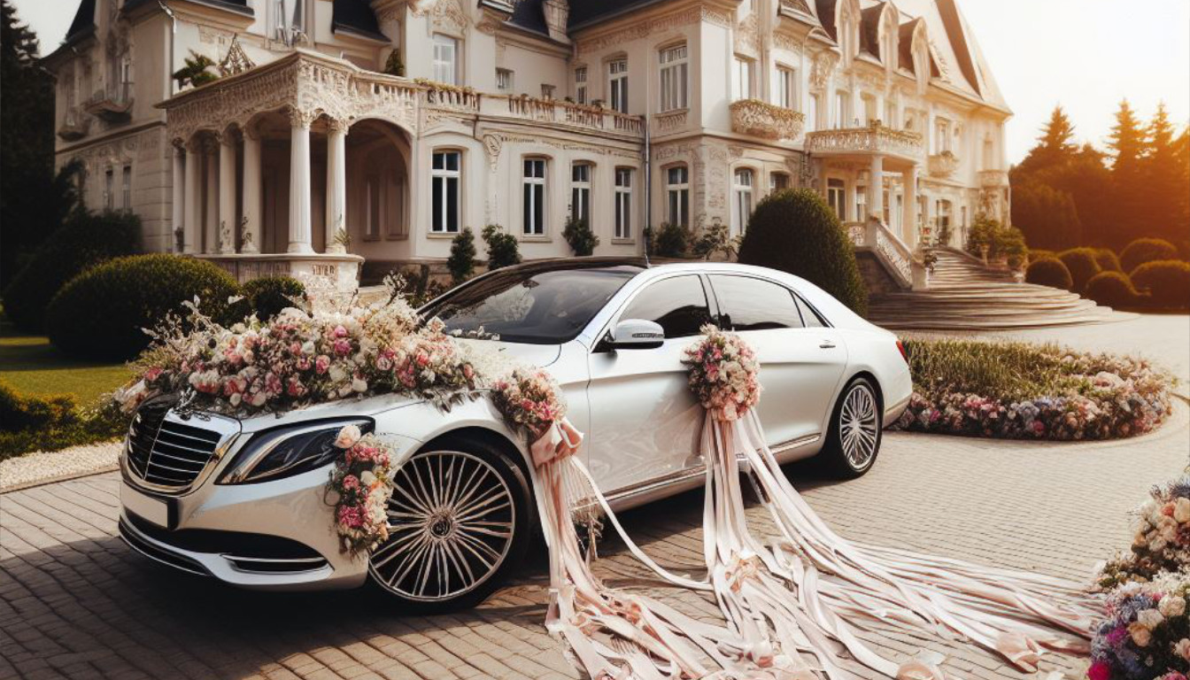 Hochzeitsauto  Wedding car decorations, Bridal car, Wedding car deco