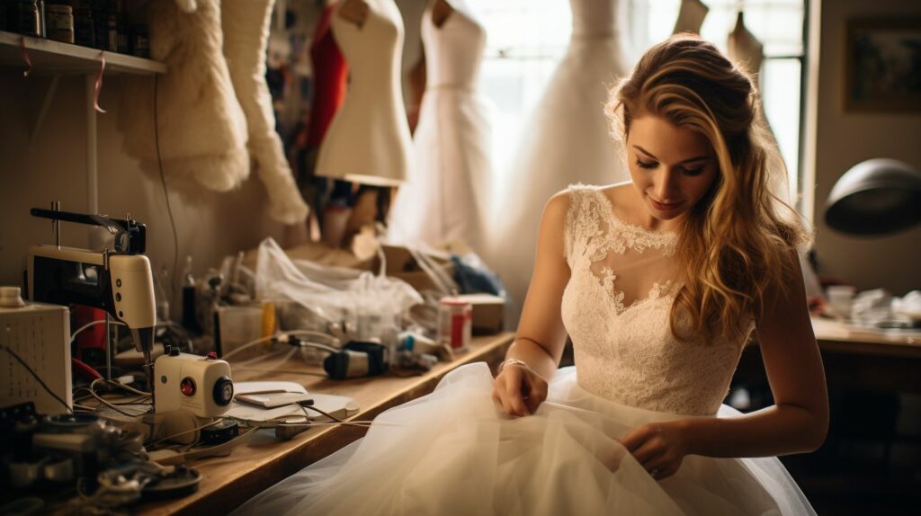 Tips for Shortening a Wedding Dress with a Train