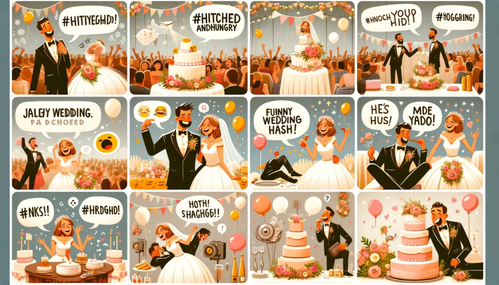 List of the 20 Funniest Wedding Hashtags and When to Use Them